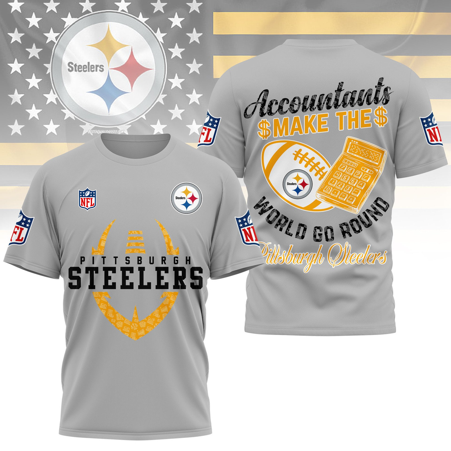 PS Premium NFL Accountant Pride Fan 3D Shirt DDT CTND