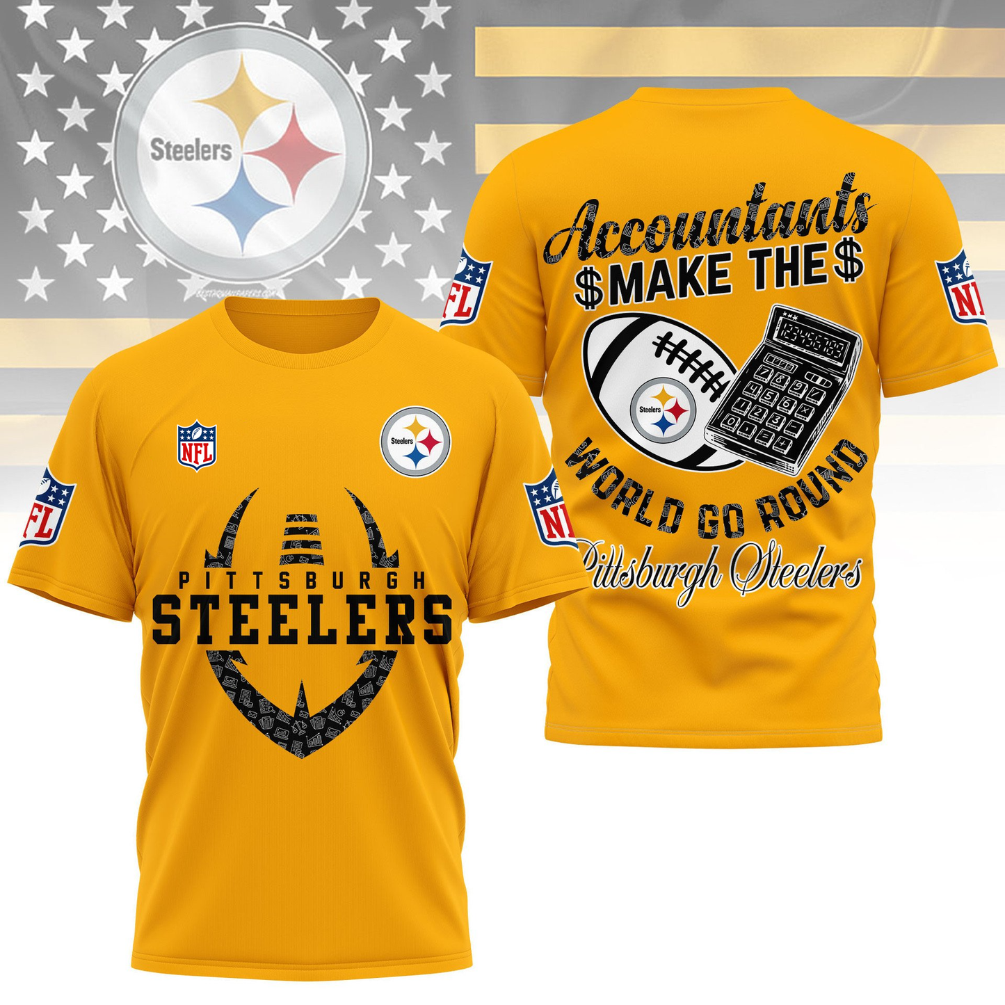 PS Premium NFL Accountant Pride Fan 3D Shirt DDT CTND