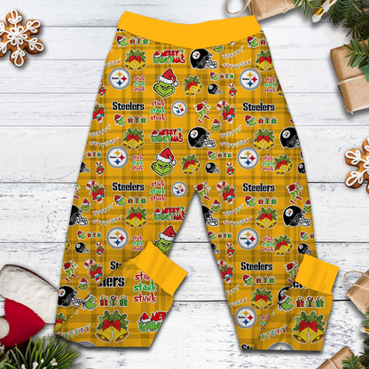 PS Premium NFL They Ain't Us Grinch Pajamas Set DDT CTND
