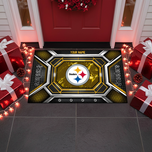 PS x NFL Personalized Sport Doormat, Gifts For Christmas DDT NTL
