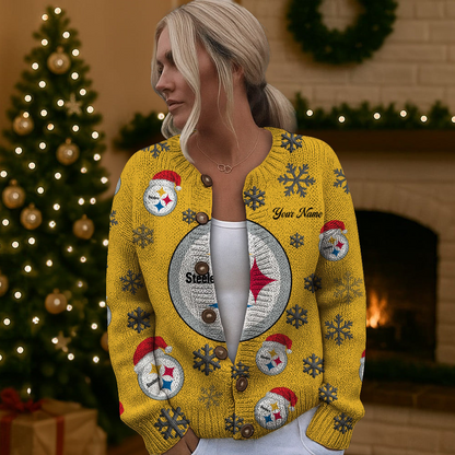 PS x NFL Women Cardigan Sweater Christmas DDT CTND