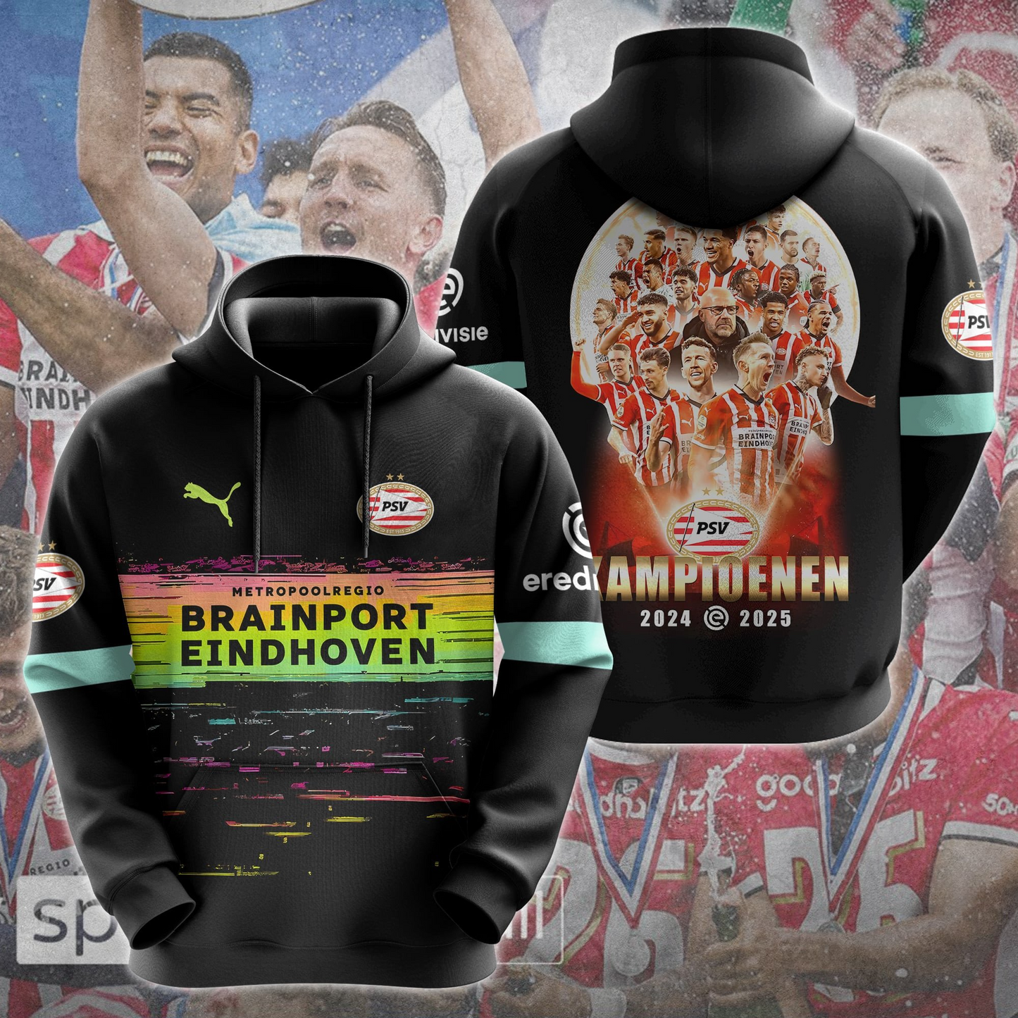 PSV Kampioenen Eredivisie V5 2025 Shirt DDTTTV