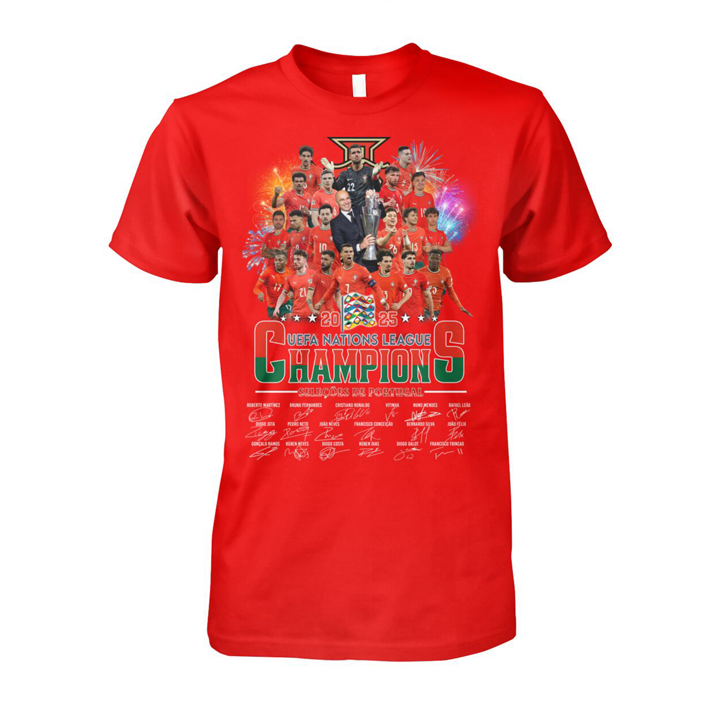 Portugal Champions UEFA Nations League 2D Shirt DatND DVT