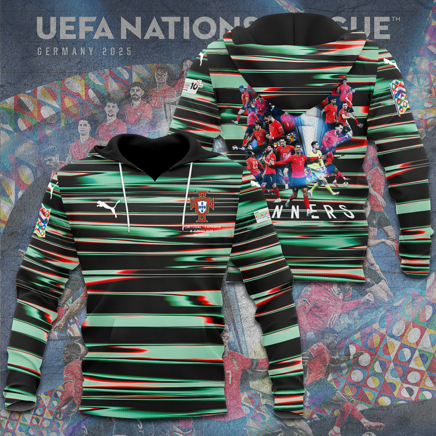Portugal National Football Team 3D Apparel V2 DATND TANTD