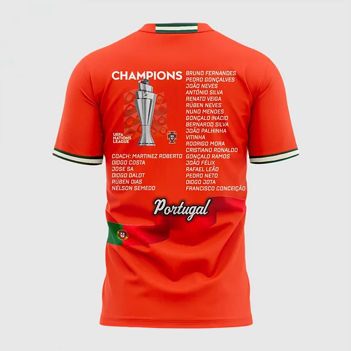 Portugal National Football Team Nations League Winner 2025 V3 Shirt DDTNTL