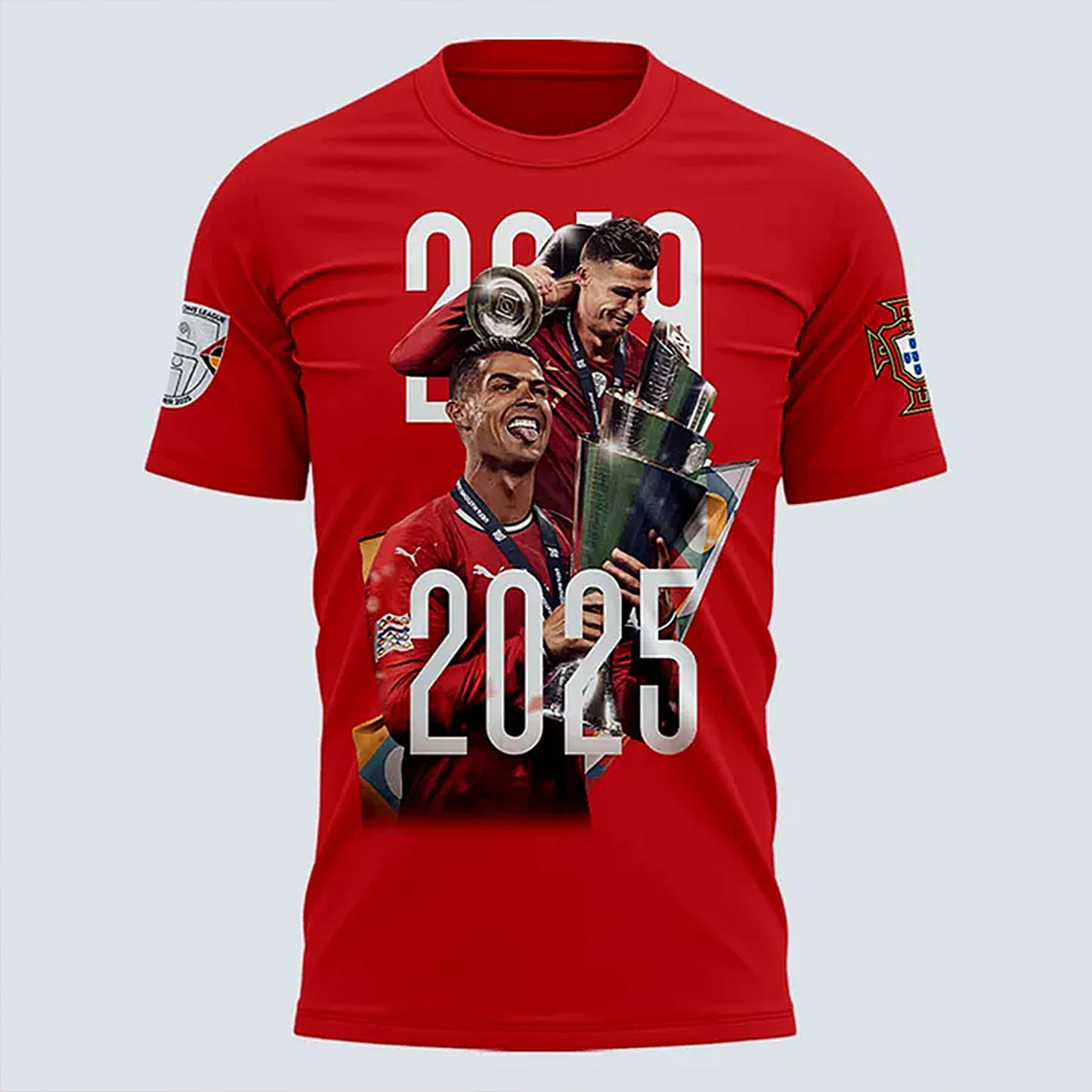Portugal National Football Team Nations League Winner 2025 V5 Shirt DDTNTL