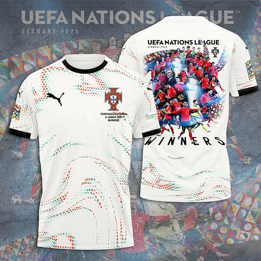 Portugal National Football Team Nations League Winner 2025 V7 Shirt DDTNTL