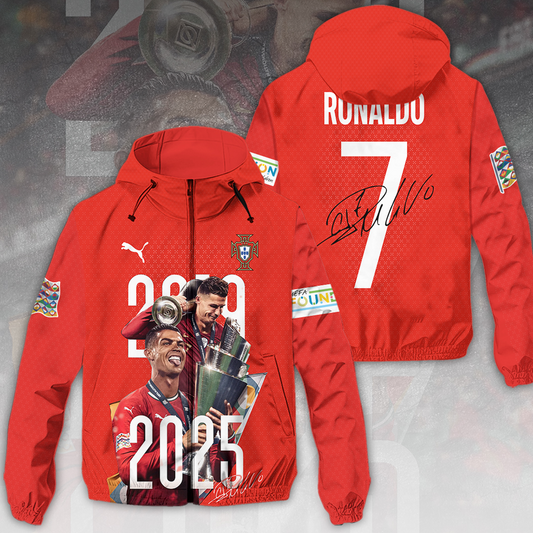 Portugal National Football Team x CR7 3D Windbreaker Jacket DATND TANTD