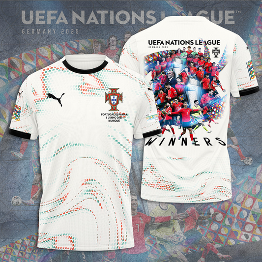 Portugal UEFA Nations League 2025 Champions 3D Shirt V3 NDD DVT