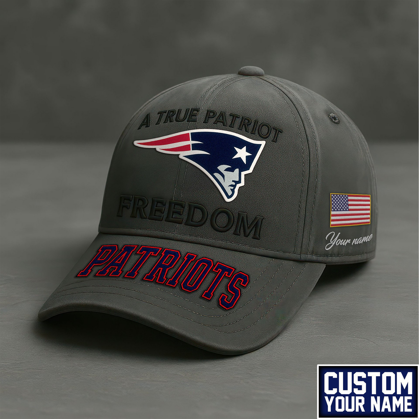Premium NEP x NFL A True Patriot Cap TD NDT TDT