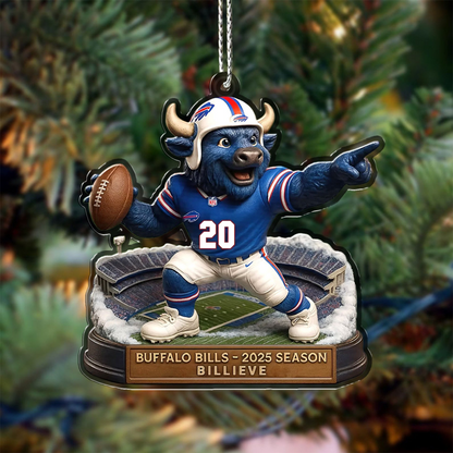 Premium NFL BUF Chrismast Ornament V4 NMD TTV
