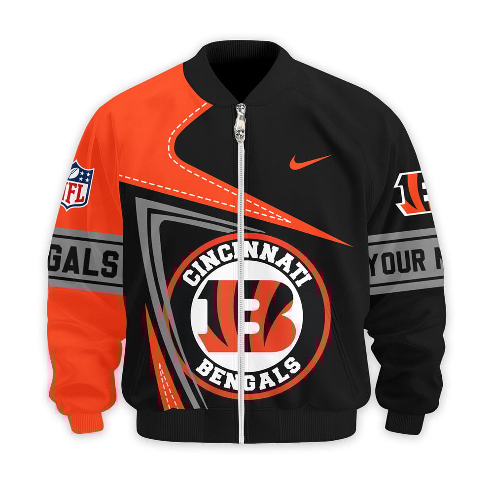 Premium NFL CIN Bomber Jacket V1 NMD NHM