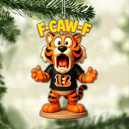 Premium NFL CIN Chrismast Ornament V4 NMD TTV