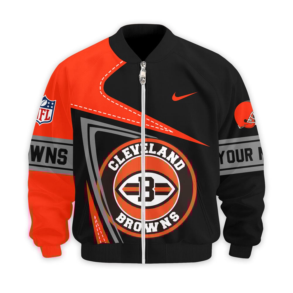 Premium NFL CLE Bomber Jacket V1 NMD NHM