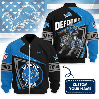 Premium NFL DET Bomber Jacket V1 NMD NHM