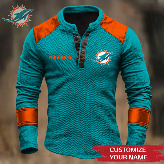 Premium NFL MIA Button Down Jacket V1 NMD NHM