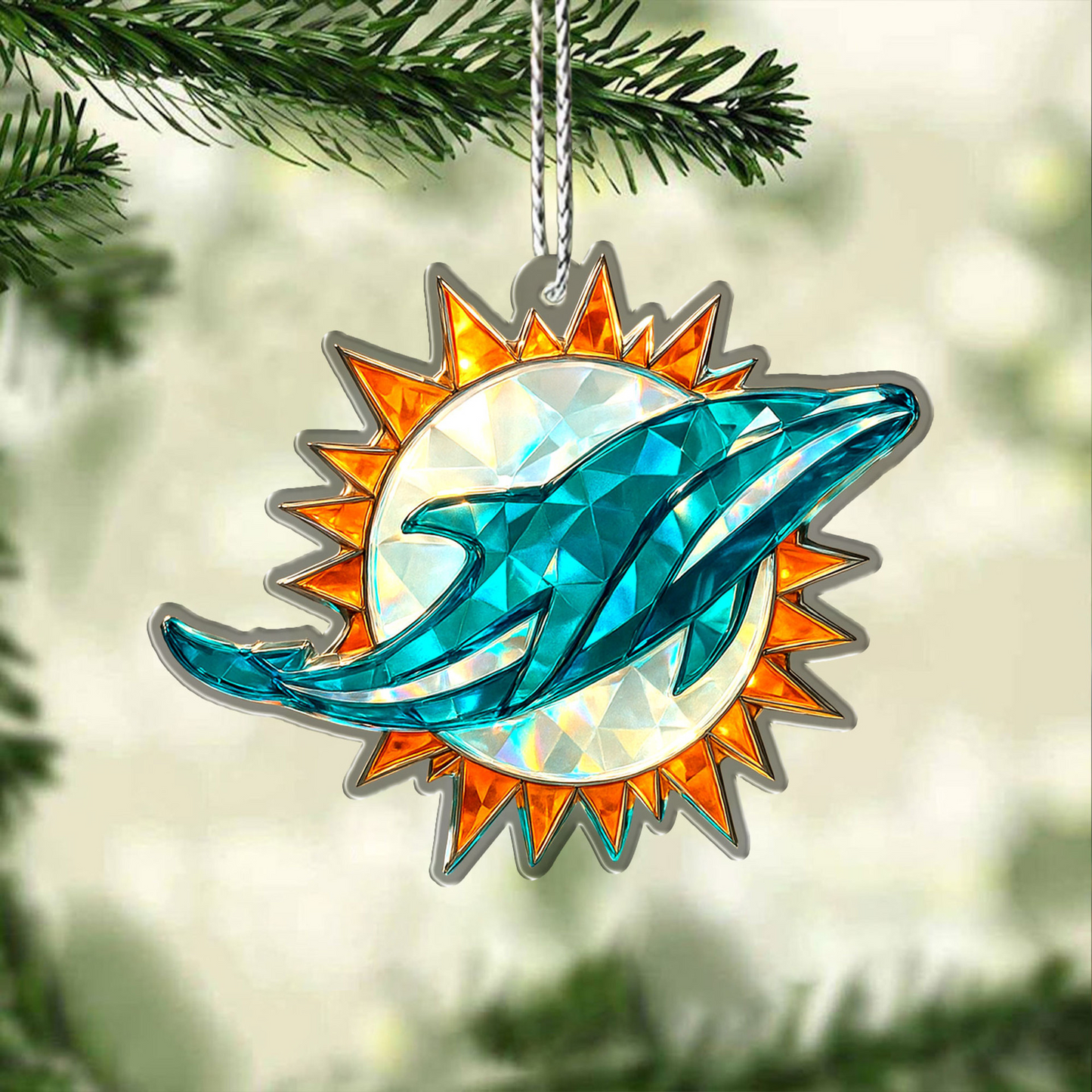 Premium NFL MIA Chrismast Ornament V4 NMD TTV