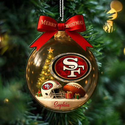 Premium NFL SF Chrismast Ornament V4 NMD TTV