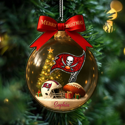Premium NFL TB Chrismast Ornament V4 NMD TTV