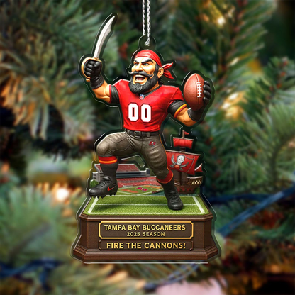 Premium NFL TB Chrismast Ornament V4 NMD TTV
