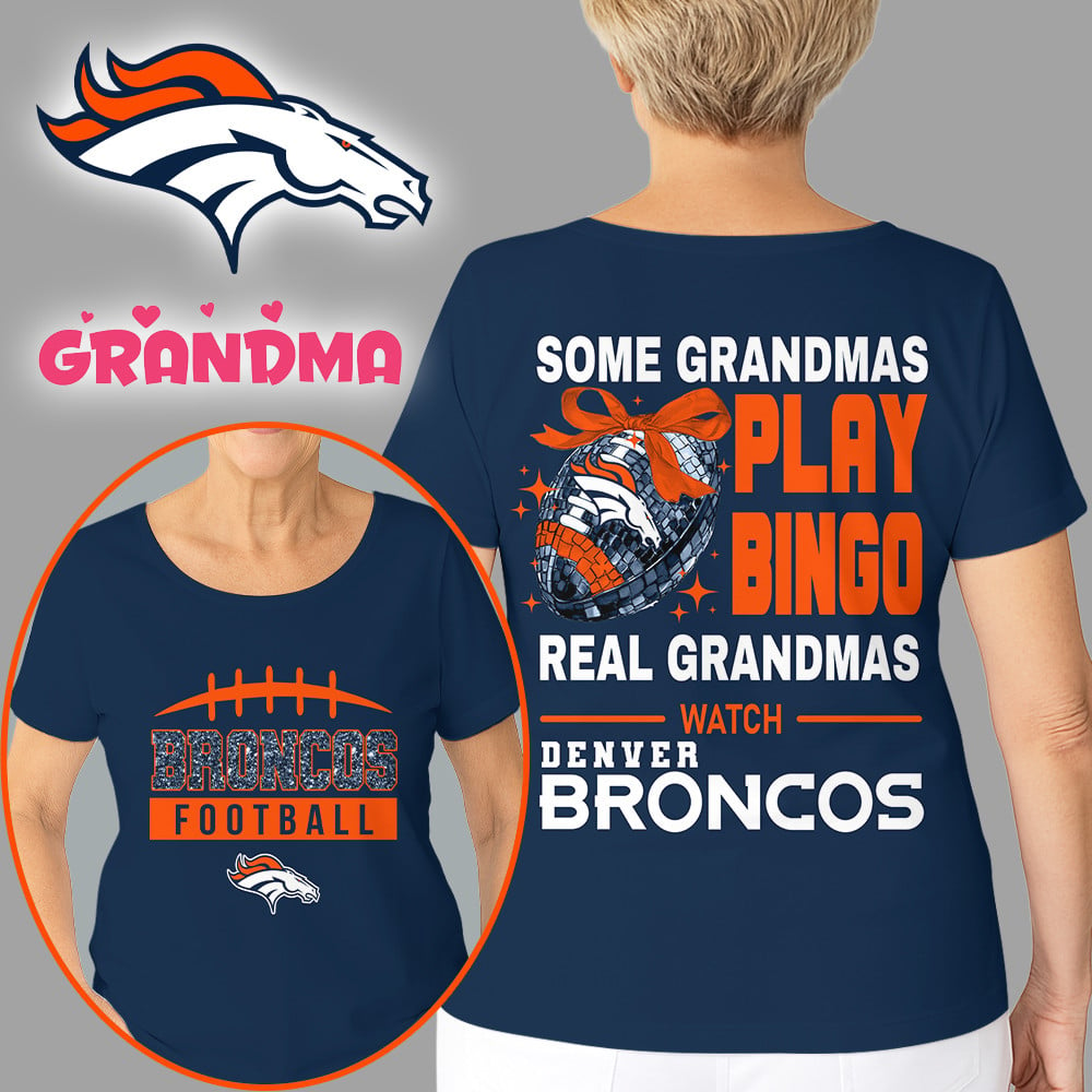 Premium NFL X DEN Football Grandmas Fan 3D SHIRT  NDT NHM