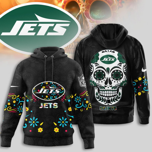 Premium NFL X JET  Dia de los Muertos Limited Editions Hoodie NDT NHM