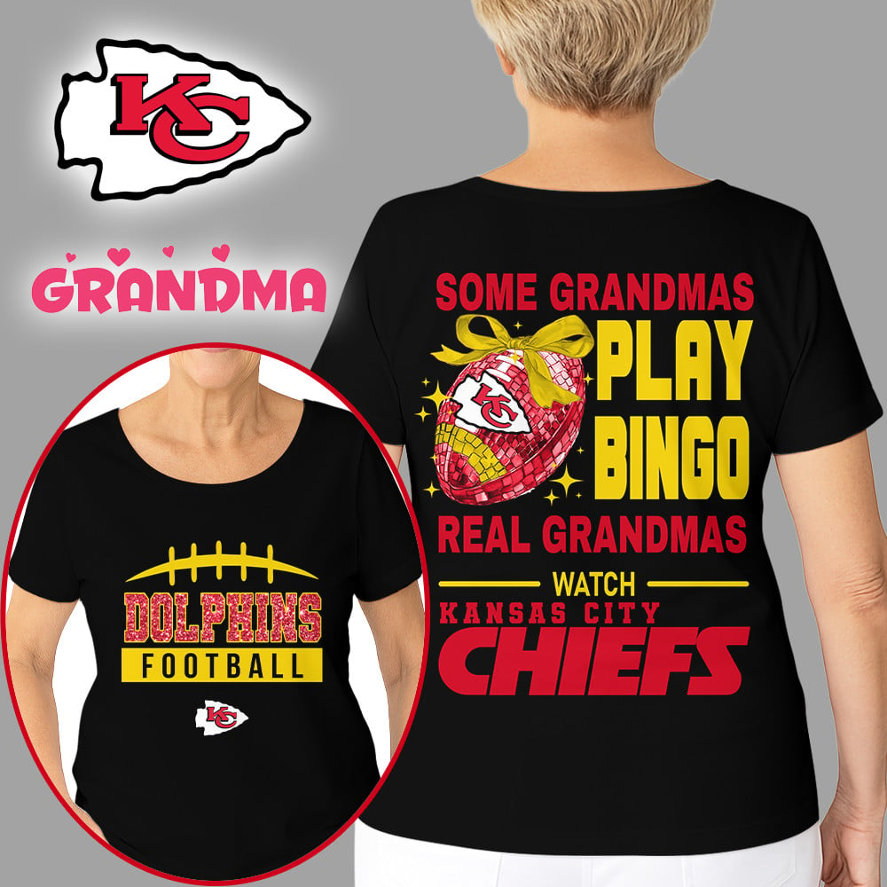 Premium NFL X KC Football Grandmas Fan 3D SHIRT  NDT NHM