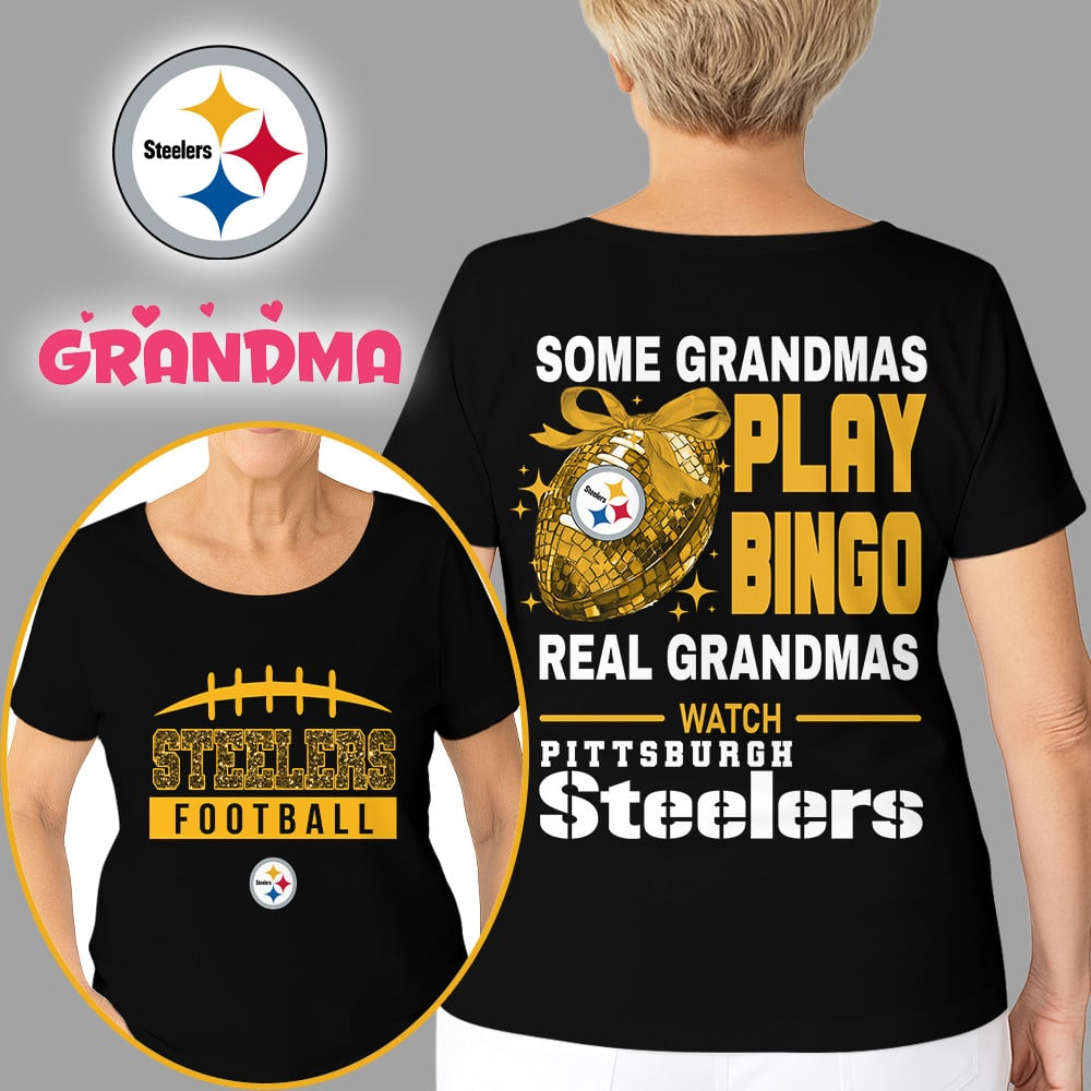 Premium NFL X PIT Football Grandmas Fan 3D SHIRT  NDT NHM