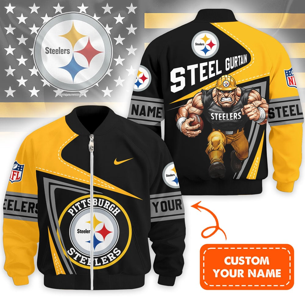 Premium NFL X PIT Game Day 3D Bomber Jacket NDT TDT