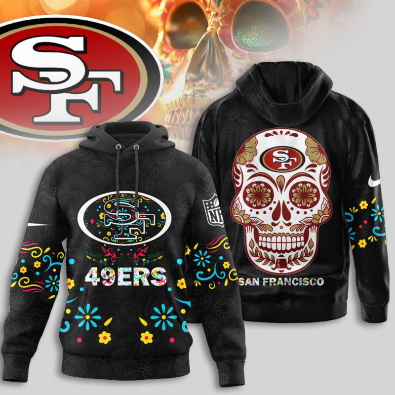Premium NFL X SF  Dia de los Muertos Limited Editions Hoodie NDT NHM
