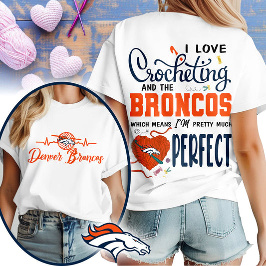 Premium NFL x DEN Crochet Fan 3D Shirt NDT NHM 2810