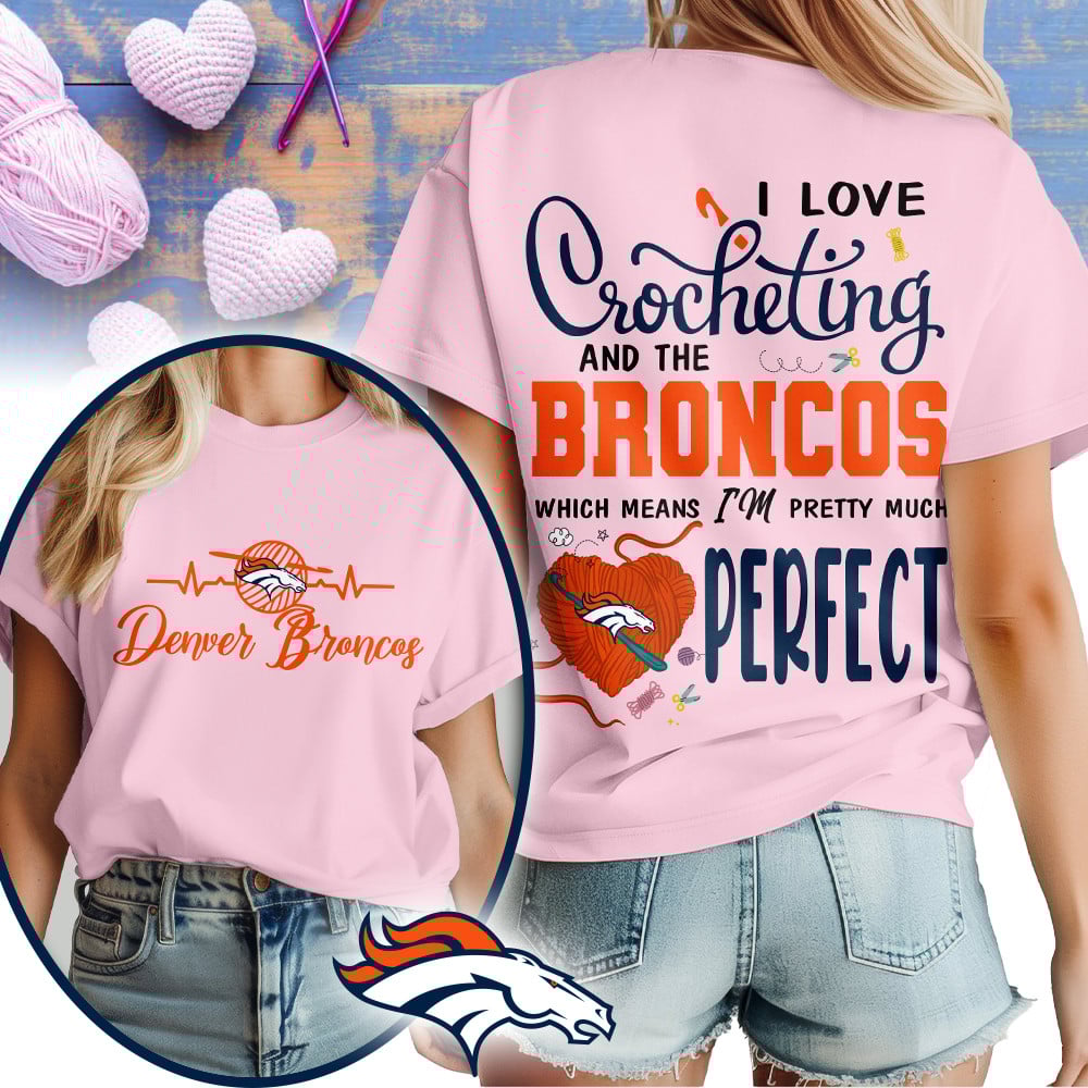 Premium NFL x DEN Crochet Fan 3D Shirt NDT NHM 2810