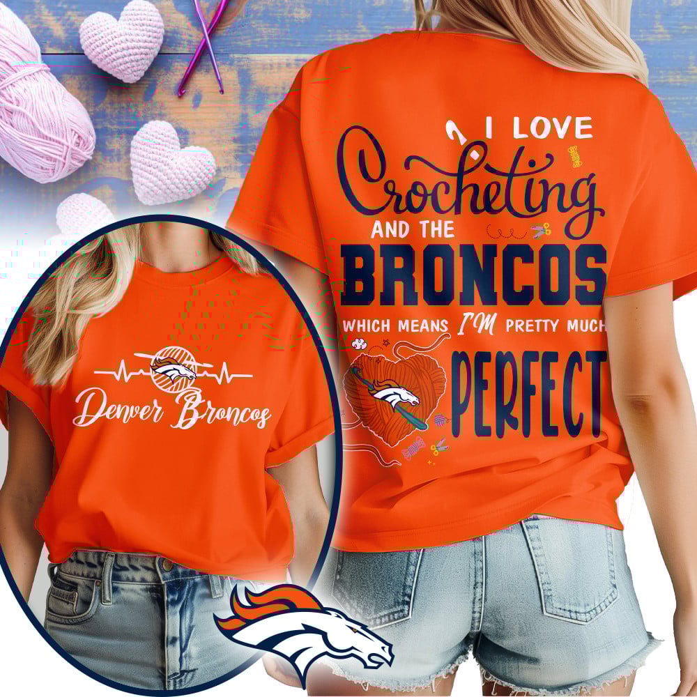 Premium NFL x DEN Crochet Fan 3D Shirt NDT NHM 2810