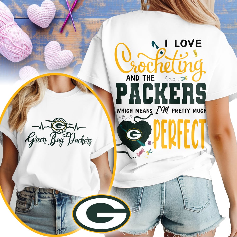 Premium NFL x GB Crochet Fan 3D Shirt NDT NHM 2810