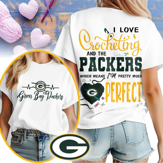 Premium NFL x GB Crochet Fan 3D Shirt NDT NHM 2810