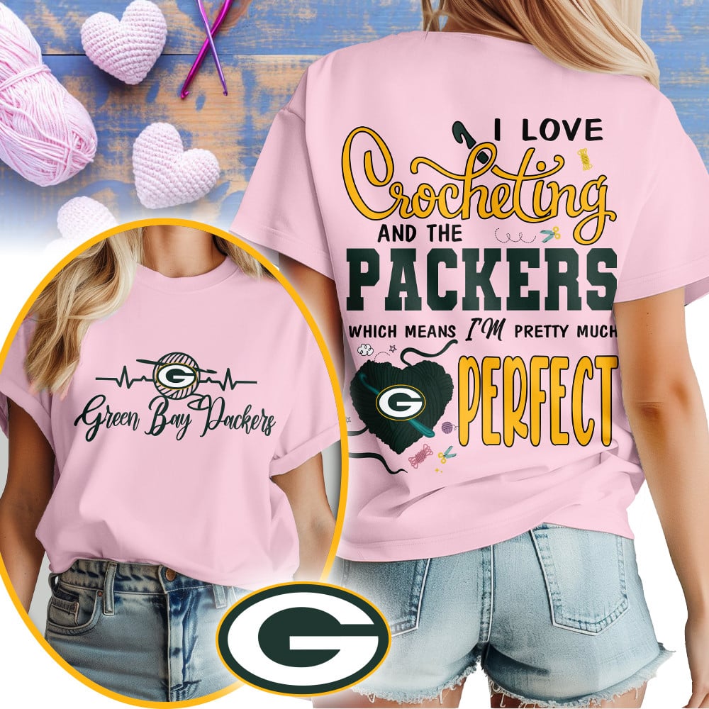 Premium NFL x GB Crochet Fan 3D Shirt NDT NHM 2810