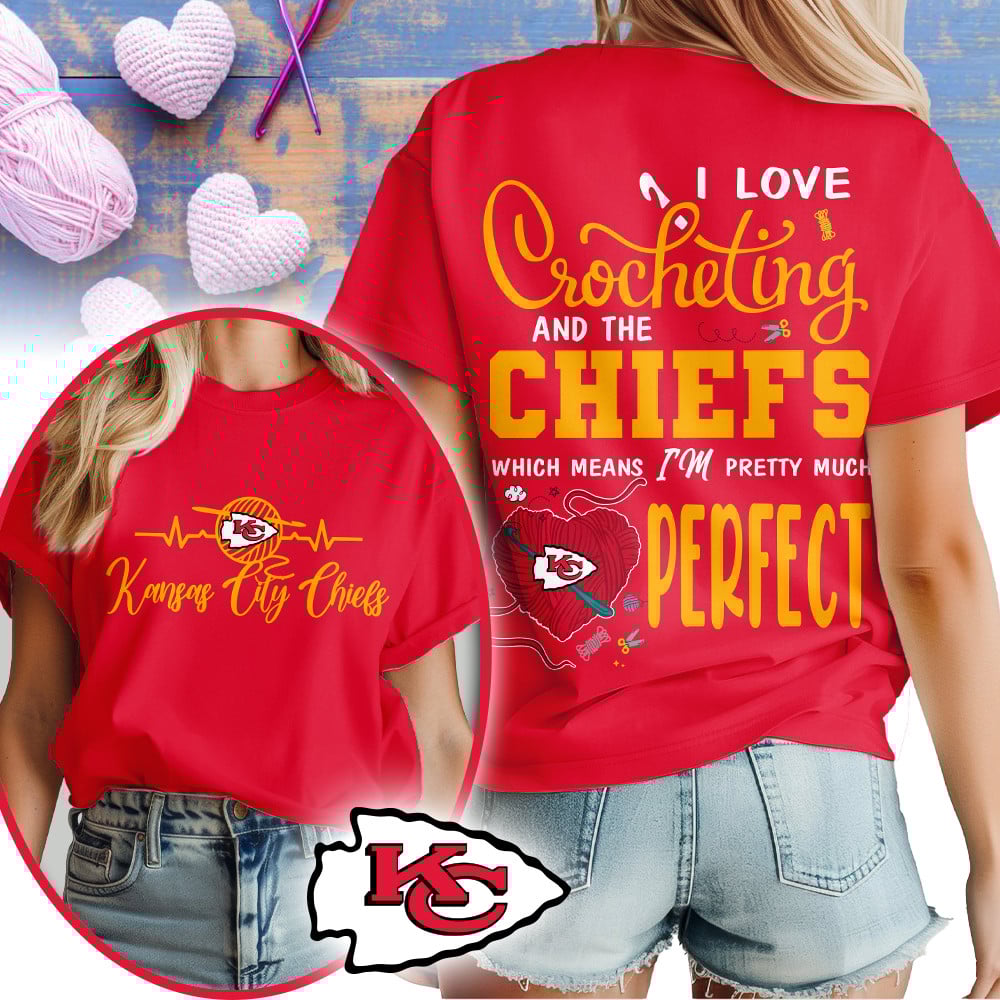 Premium NFL x KCC Crochet Fan 3D Shirt NDT NHM 2810