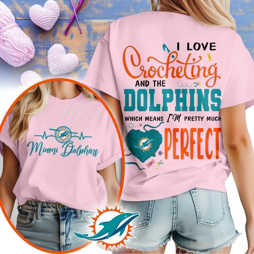 Premium NFL x MIA Crochet Fan 3D Shirt NDT NHM 2810