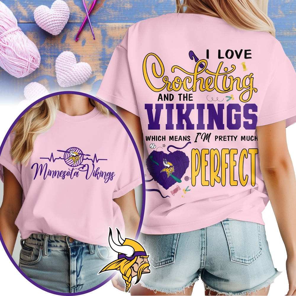 Premium NFL x MIN Crochet Fan 3D Shirt NDT NHM 2810