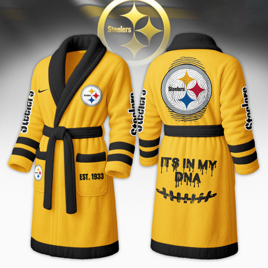 Premium NFL x PIT Fleece Bathrobe NDT TDT