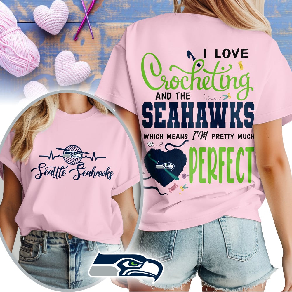 Premium NFL x SEA Crochet Fan 3D Shirt NDT NHM 2810