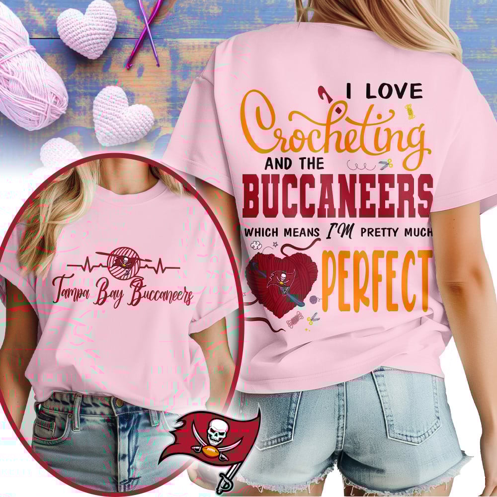 Premium NFL x TB Crochet Fan 3D Shirt NDT NHM 2810