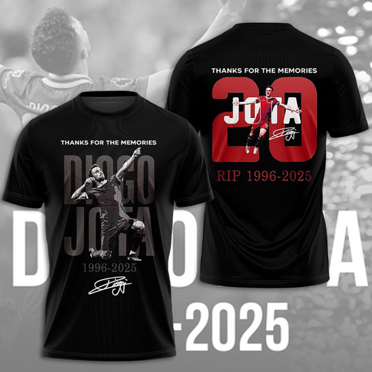 Rip Diogo in memory 1996 - 2025 3D Shirt V12 0307 DatND DVT