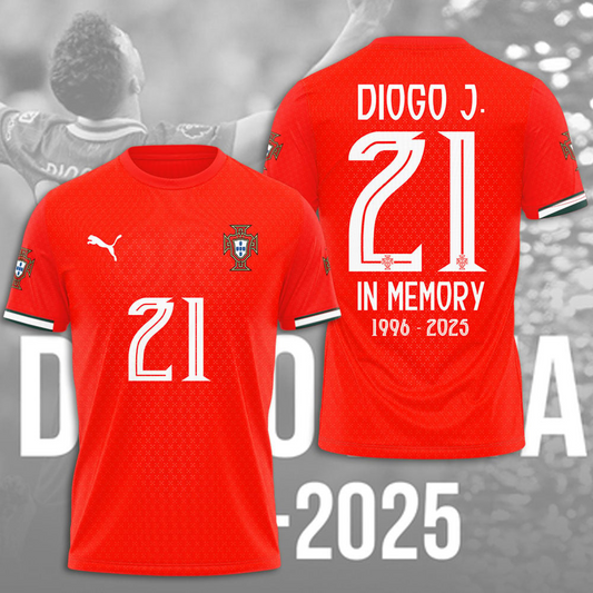 Rip Diogo in memory 1996 - 2025 3D Shirt V8 0307 DatND DVT