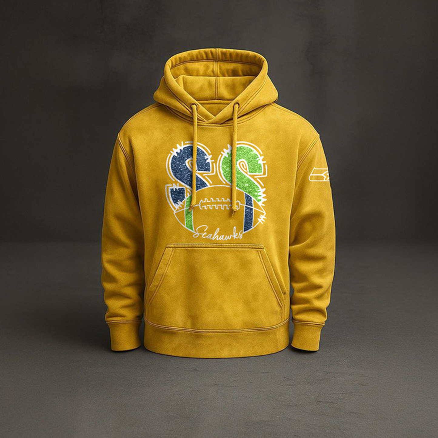 SEA x NFL Embossed Hoodie DatND THUONGNH