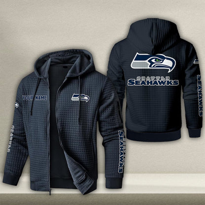 SEA x NFL Quilted Zip Hoodie DatND DVT