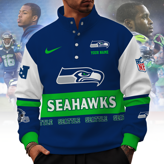 SEA x NFL Stand Collar Sweatshirt 0210 DatND DVT