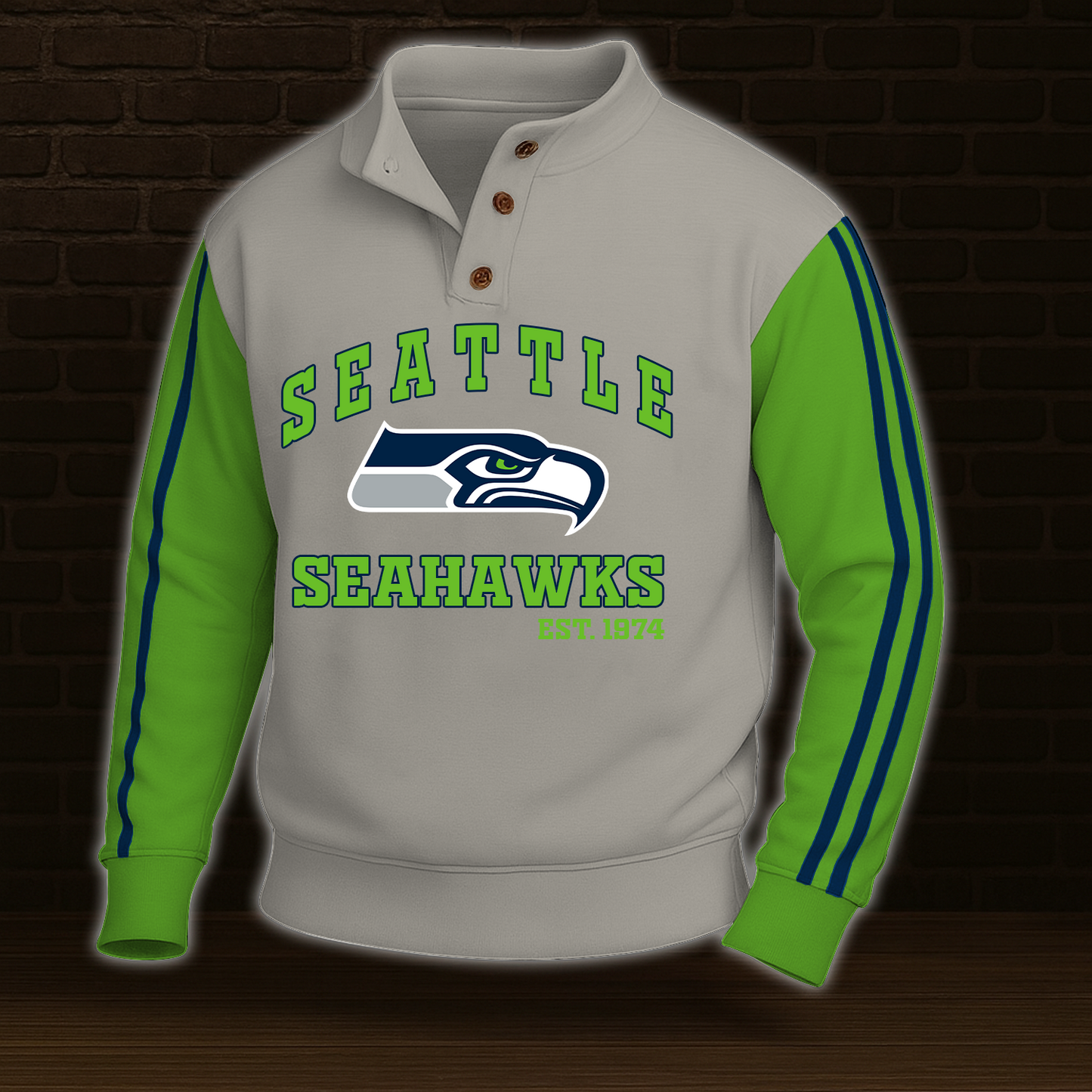 SEA x NFL Stand Collar Sweatshirt DATND TANTD 031025