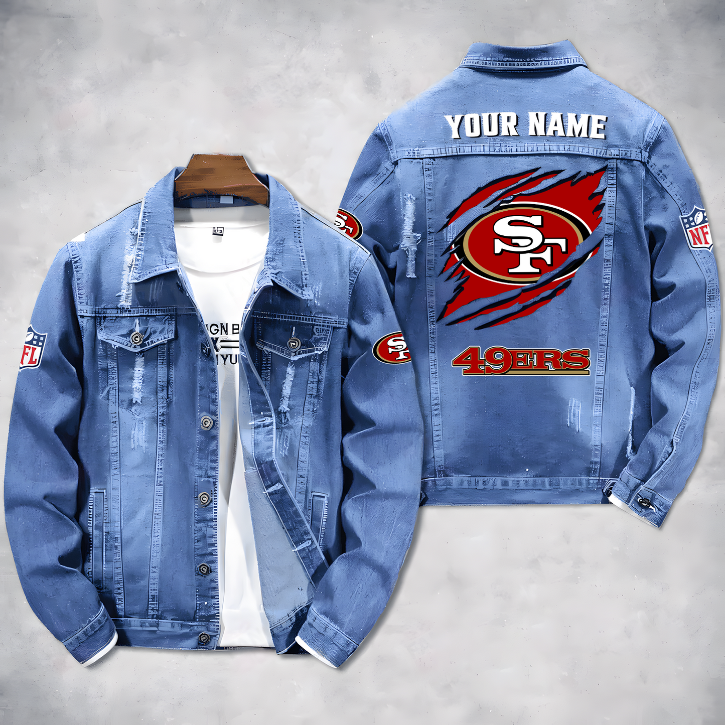 SF X NFL Denim Jacket 0210 DatND ThuongNH
