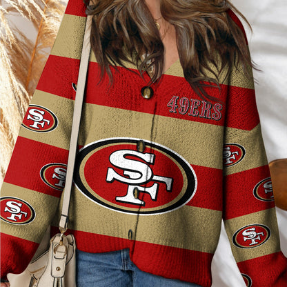 SF x NFL Cardigan Sweatshirt With Button  DatND DVT